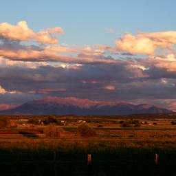 San Juan Mountains, CO - viewed from La Sal Mountains, UT