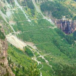 View of Black Bear Pass, CO